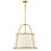 Hinkley Lighting Clarke 4 Light Chandelier, Lacquered Dark Brass - 4895LDB-OW