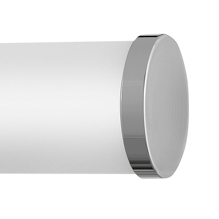 Hinkley Lighting Zevi 23" Vanity Light | Polished Nickel | Etched Opal Glass Shade | Transitional Vanity Light Above the Bathroom Mirror | 50062PN