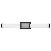 Hinkley Lighting Zevi LED 29" Vanity, Black/Chrome/Etched Opal - 50063BK-CM