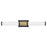Hinkley Lighting Zevi LED 29" Vanity, Black/Brass/Etched Opal - 50063BK-LCB