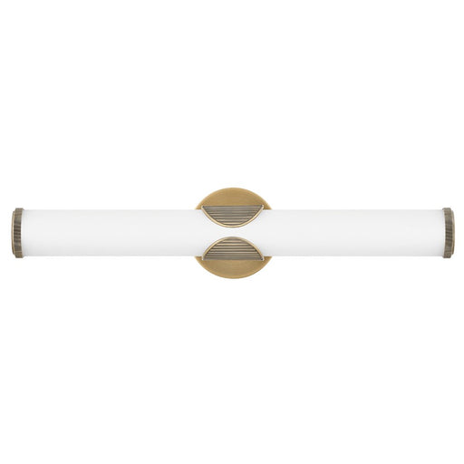 Hinkley Lighting Femi LED Vanity, Lacquered Brass/Etched Opal - 50082LCB