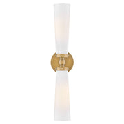 Hinkley Lighting Jude 2 Light Medium Vanity, Heritage Brass - 50092HB-CO