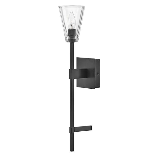 Hinkley Lighting Auden 1 Light Bath Wall Sconce, Clear