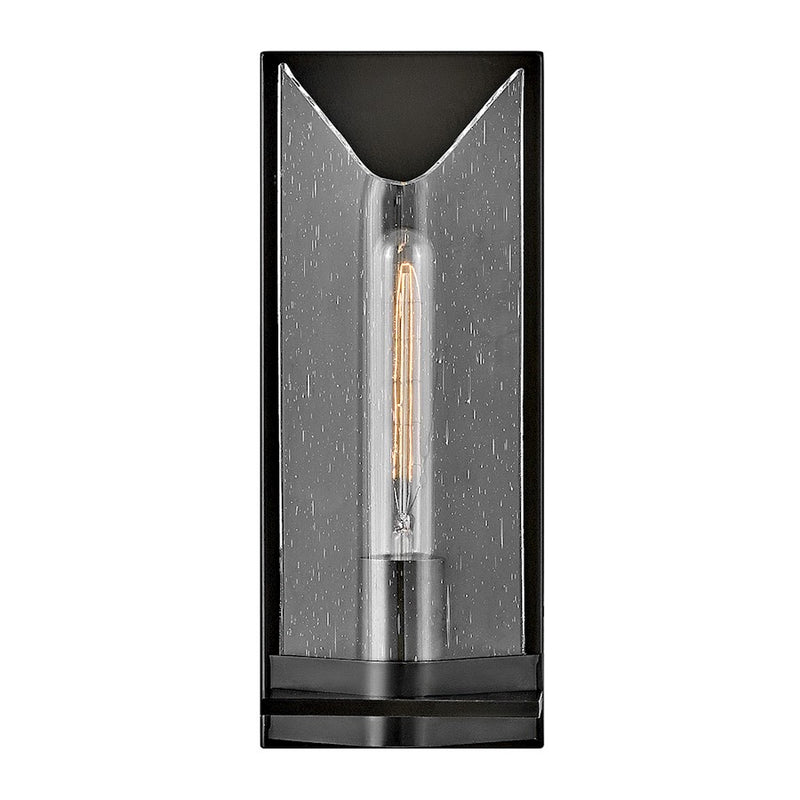 Hinkley Astoria 13in 1-Light Wall Sconce | Transitional Heritage Brass Steel and Clear Seedy Glass | Bathroom & Hallway | 4 x 5 x 13 in | Model 50710HB