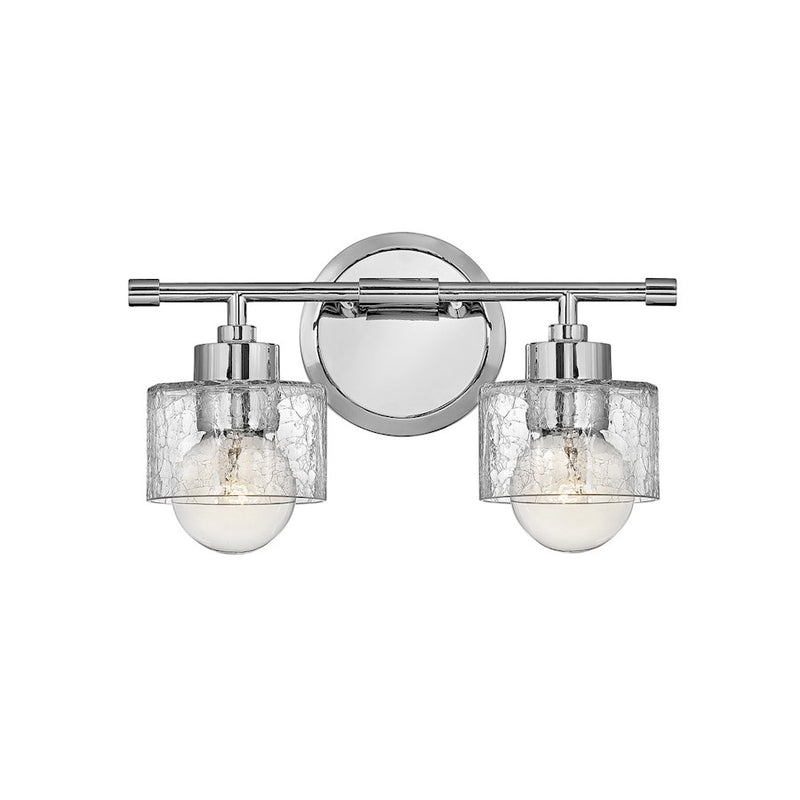 Hinkley Lighting Maeve Interior Bath Vanity Bath Vanity Light | Chrome | Transitional Vanity Light Above the Bathroom Mirror | Damp Rated | 5082CM