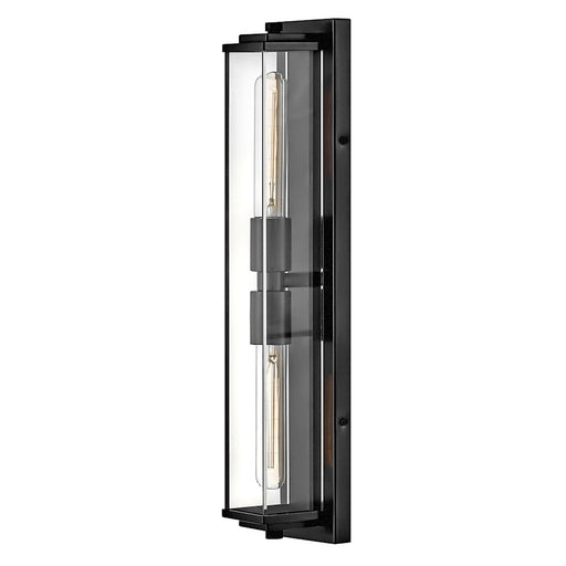 Hinkley Lighting Henri 2-Light Bath Vanity Light | Black Oxide | Clear Acrylic Shade | Traditional Vanity Light Above the Bathroom Mirror | 50902BX