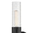 Hinkley Lighting Soren 2 Light Sconce, Black/Clear Fluted