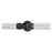 Hinkley Lighting Soren 2 Light Sconce, Black/Clear Fluted