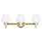 Hinkley Lighting Sylvie 3 Light Vanity, Heritage Brass/Etched Opal - 50953HB