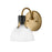 Hinkley Lighting Argo 1 Light Bath Wall Sconce, Cased Opal