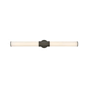Hinkley Lighting Facet Extra Large LED Vanity, Black Oxide - 51154BX