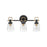 Hinkley Lighting Easton 3-Light Bath Vanity Light | Black Finish | Industrial Vanity Light Above the Bathroom Mirror | Hardwired Damp Rated | 51273BK