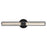 Hinkley Lighting Georgette LED Vanity, Black/Clear Fluted Crystal - 51312BK