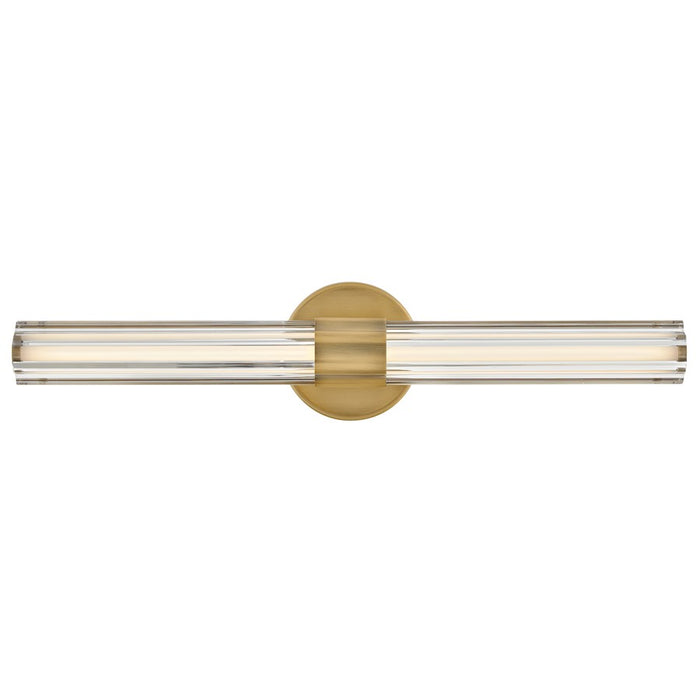 Hinkley Lighting Georgette LED Vanity, Brass/Clear Fluted Crystal - 51312LCB