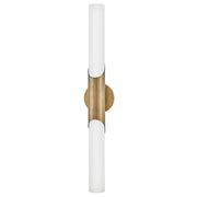 Hinkley Lighting Grace LED 30" Vanity, Textured Brass/Etched Opal - 51383THB