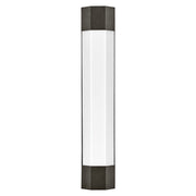 Hinkley Lighting Facet Sconce, Black Oxide/Etched Opal - 51392BX