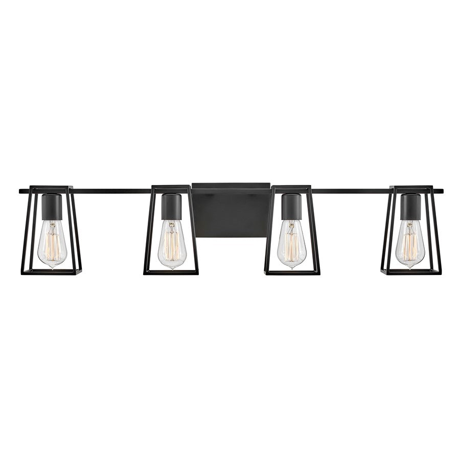 Hinkley Lighting Filmore 4 Light Vanity, Black - 5164BK