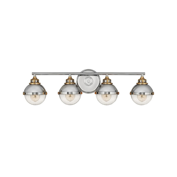 Hinkley Lighting Fletcher Interior Bath Vanity Bath Vanity Light | Black | Traditional Vanity Light Above the Bathroom Mirror | Damp Rated | 5172BK