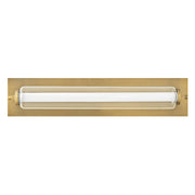 Hinkley Lighting Lucien LED 24" Vanity, Brass/Clear/Etched Opal - 52022LCB