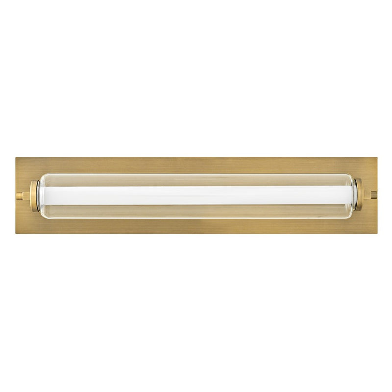 Hinkley Lighting Lucien LED 24" Vanity, Brass/Clear/Etched Opal - 52022LCB
