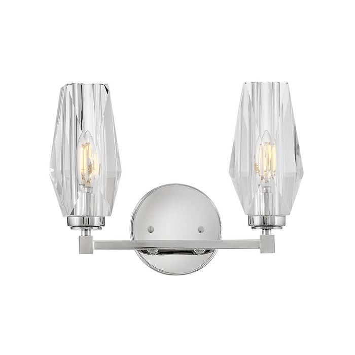 Hinkley Lighting Ana 2 Light Small Vanity, Polished Nickel - 52482PN