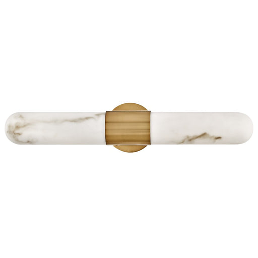 Hinkley Lighting Ibiza LED 24" Vanity, Heritage Brass/Cloudstone - 52512HB-LED