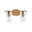 Hinkley Lighting Halstead 2-Light Vanity Light | Chrome Finish | Traditional Vanity Light Above the Bathroom Mirror | Hardwired Damp Rated | 52882CM