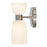 Hinkley Lighting Tallulah 4-Light Vanity Light | Polished Nickel | Etched Opal Glass Shade | Modern Vanity Light | Hardwired Damp Rated | 52962PN-LL