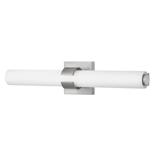 Hinkley Lighting Aiden 22" Vanity Light | Brushed Nickel Finish | Etched White Glass Shade | Modern Vanity Light Above the Bathroom Mirror | 53062BN