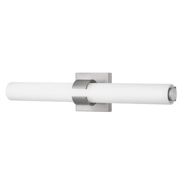 Hinkley Lighting Aiden 22" Vanity Light | Brushed Nickel Finish | Etched White Glass Shade | Modern Vanity Light Above the Bathroom Mirror | 53062BN