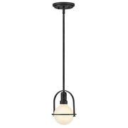 Hinkley Lighting Somerset 1Lt 6" Convertible Semi-Flush Mount, Black - 53771BK