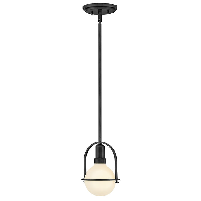 Hinkley Lighting Somerset 1Lt 6" Convertible Semi-Flush Mount, Black - 53771BK