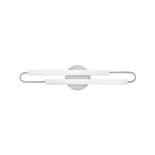 Hinkley Lighting Eos Vanity Light | Black | Etched Glass Shade | Modern Vanity Light Above the Bathroom Mirror | Damp Rated Installation | 53860BK