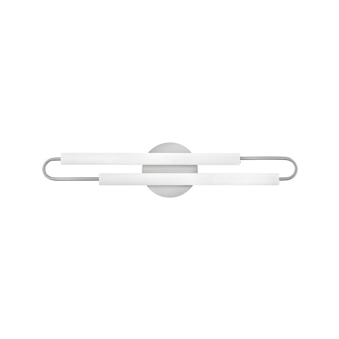 Hinkley Lighting Eos Vanity Light | Black | Etched Glass Shade | Modern Vanity Light Above the Bathroom Mirror | Damp Rated Installation | 53860BK