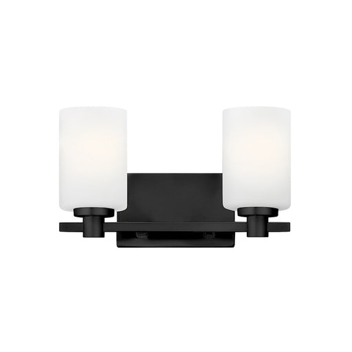 Hinkley Lighting Karlie 2 Light Small Vanity, Black - 54622BK
