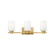Hinkley Lighting Karlie 3 Light Medium Vanity, Lacquered Brass - 54623LCB