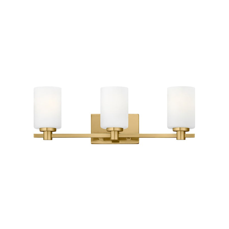 Hinkley Lighting Karlie 3 Light Medium Vanity, Lacquered Brass - 54623LCB