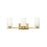 Hinkley Lighting Karlie 3 Light Medium Vanity, Lacquered Brass - 54623LCB