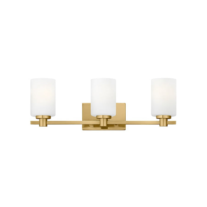 Hinkley Lighting Karlie 3 Light Medium Vanity, Lacquered Brass - 54623LCB