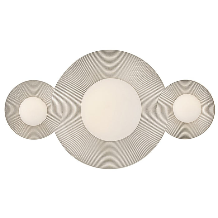 Hinkley Lighting Rhea LED 10" Vanity, Polished Nickel/Etched Opal - 55250PN