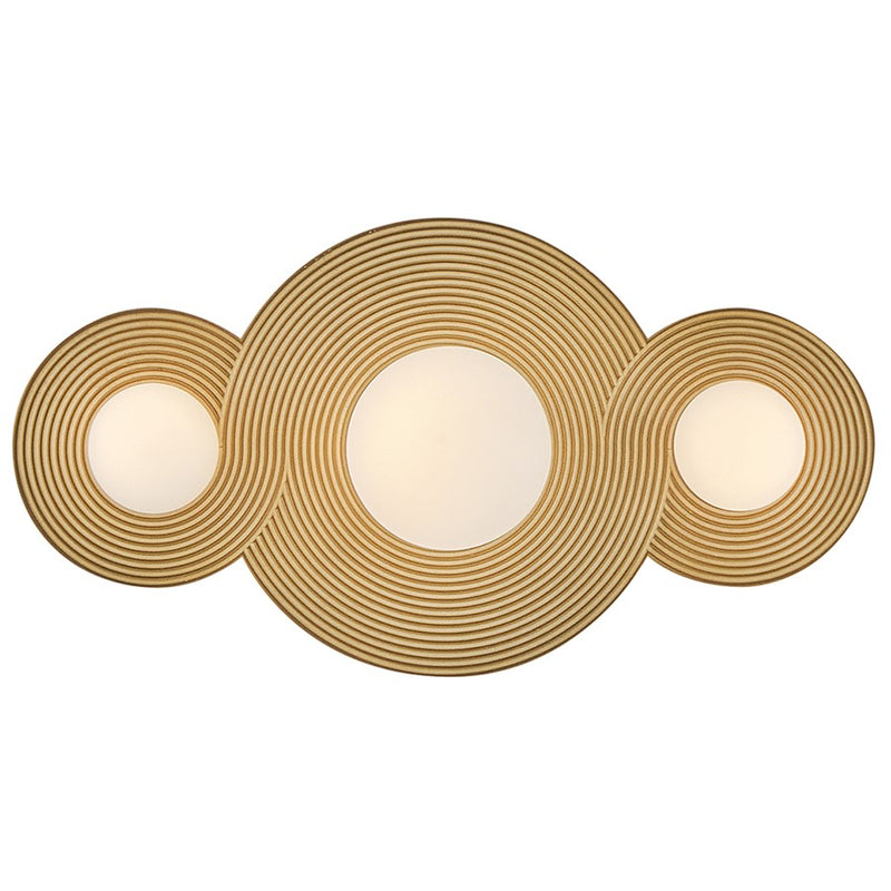Hinkley Rhea 18in 1-Light Vanity Light | Modern Heritage Brass Steel and Etched Opal Glass | Bathroom Vanity & Small Interior | 6.25 x 18 | Model 55252HB