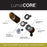 Hinkley Lumacore Spot Landscape Accent/27K, Black/Clear Lens