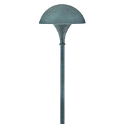 Hinkley Mushroom 1Lt 120v Path Light, Verde/Clear Polycarbonate - 56000VE