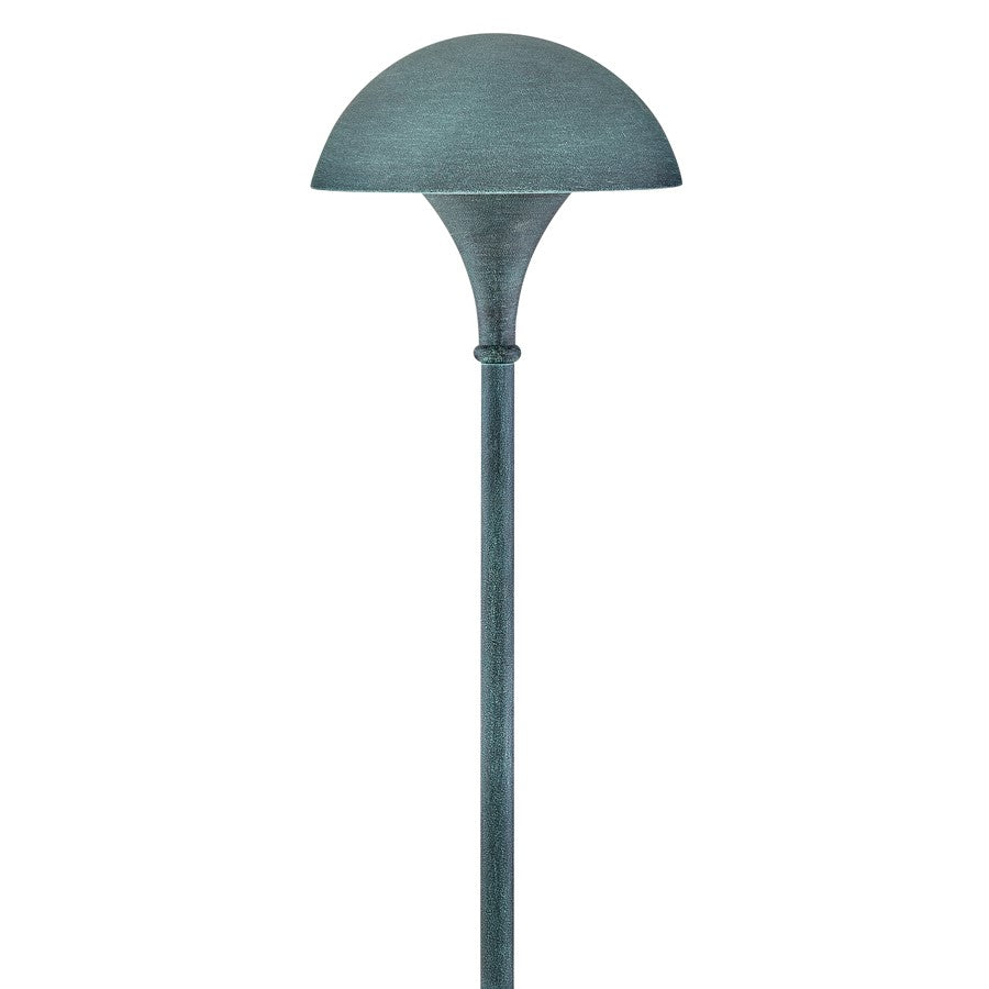 Hinkley Mushroom 1Lt 120v Path Light, Verde/Clear Polycarbonate - 56000VE