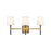 Hinkley Lighting Saunders 3 Light Medium Vanity, Black - 56953BK-LCB