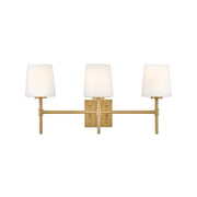 Hinkley Lighting Saunders 3 Light Medium Vanity, Lacquered Brass - 56953LCB