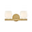 Hinkley Lighting Mae 2 Light Small Vanity, Lacquered Brass - 57022LCB-LL
