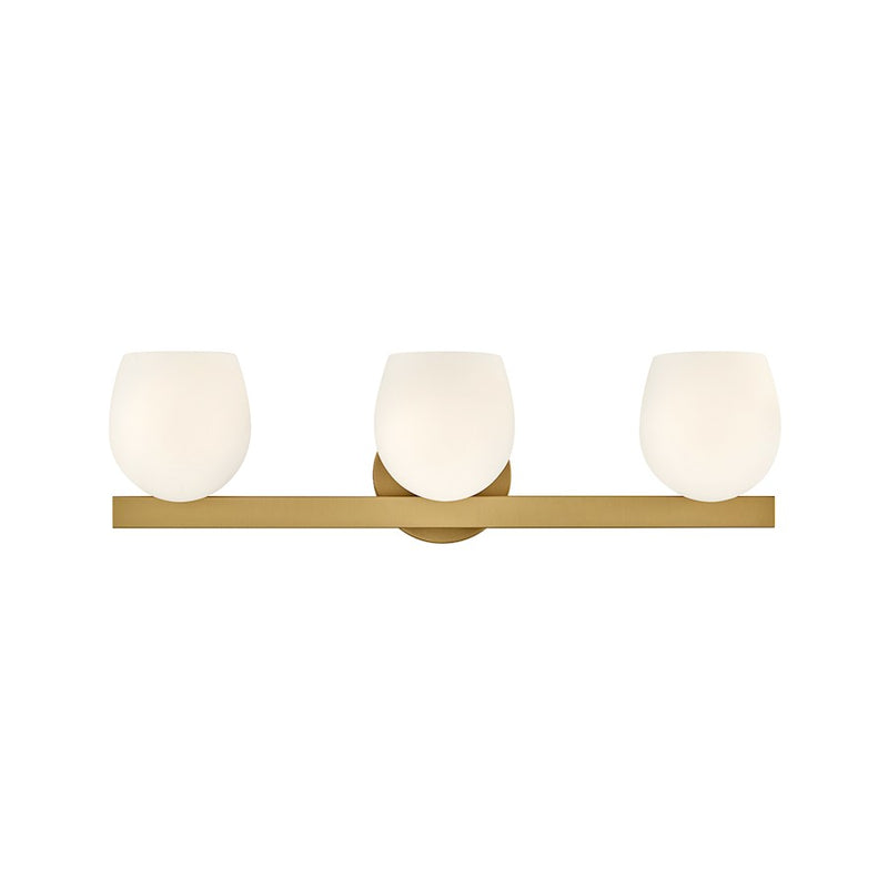 Hinkley Lighting Mae 3 Light Medium Vanity, Lacquered Brass - 57023LCB-LL