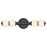 Hinkley Lighting Trigo LED 24" Sconce, Black/Etched Opal - 57392BK