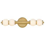 Hinkley Lighting Trigo LED 24" Sconce, Lacquered Brass/Etched Opal - 57392LCB